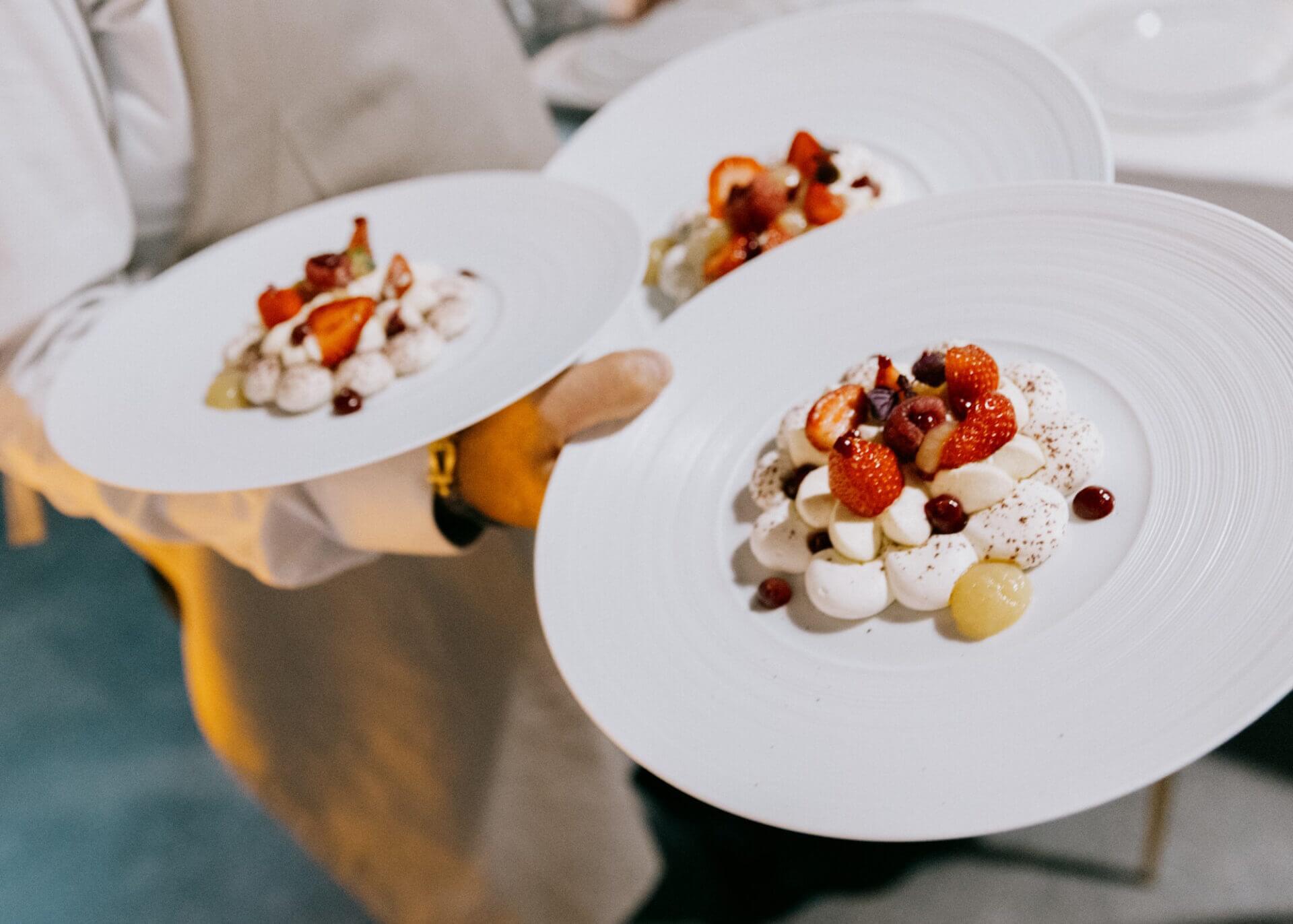 Example of fine dining options